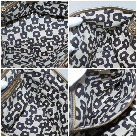 GUCCI GG Canvas Hand Bag Beige Gold 139261 Auth ep10747 - Picture 15 of 16